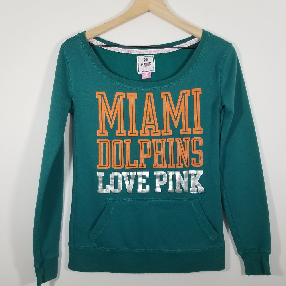 PINK Victoria's Secret Miami Dolphin Sweatshirt XS